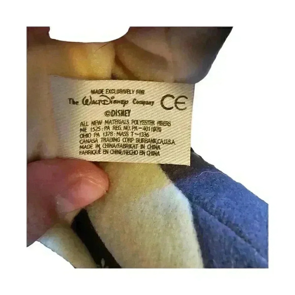 Vintage Disney Plush Jiminy Cricket  Puppet Stuffed Animal Toy Pinocchio 17" - Picture 2 of 4